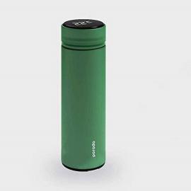 بورودو زجاجة مياه ذكية مزودة بمؤشر لدرجة الحرارة 500 ملي اخضر